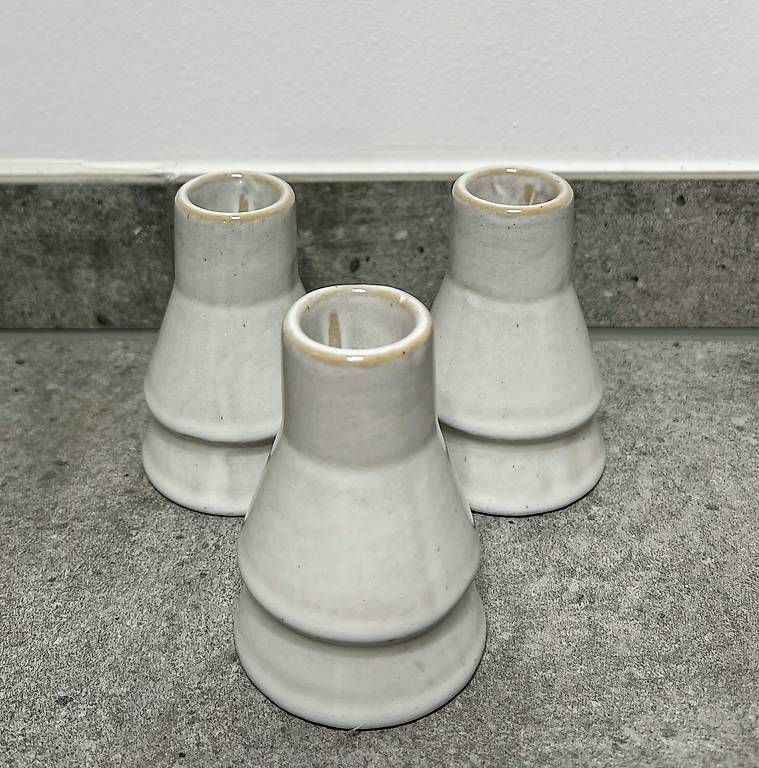Kerzenständer: 3 piece decorative grey stone candle holders - NEW! – Neu und originalverpackt aus Cama von UnleashdByAna 1