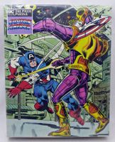 CAPTAIN AMERICA 200 PIECES JIGSAW PUZZLE MARVEL GOLDEN 1988