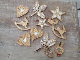 ❤️ 11 Stück ❤️ Anhänger Baumschmuck Weihnachten ❤️