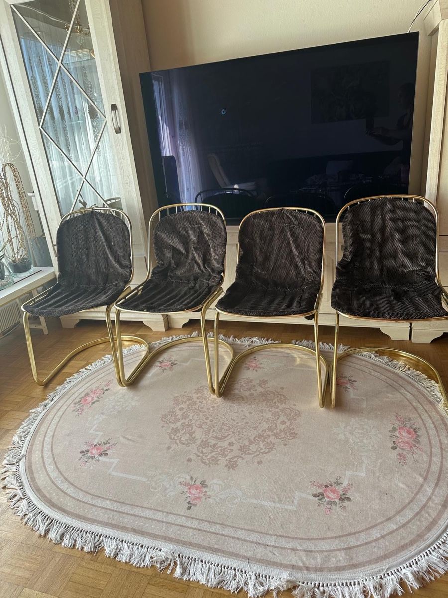 Stühle: Stühle, Italien, 1970er, 4er Set – Gebraucht aus Trasadingen von Kaffee.mann