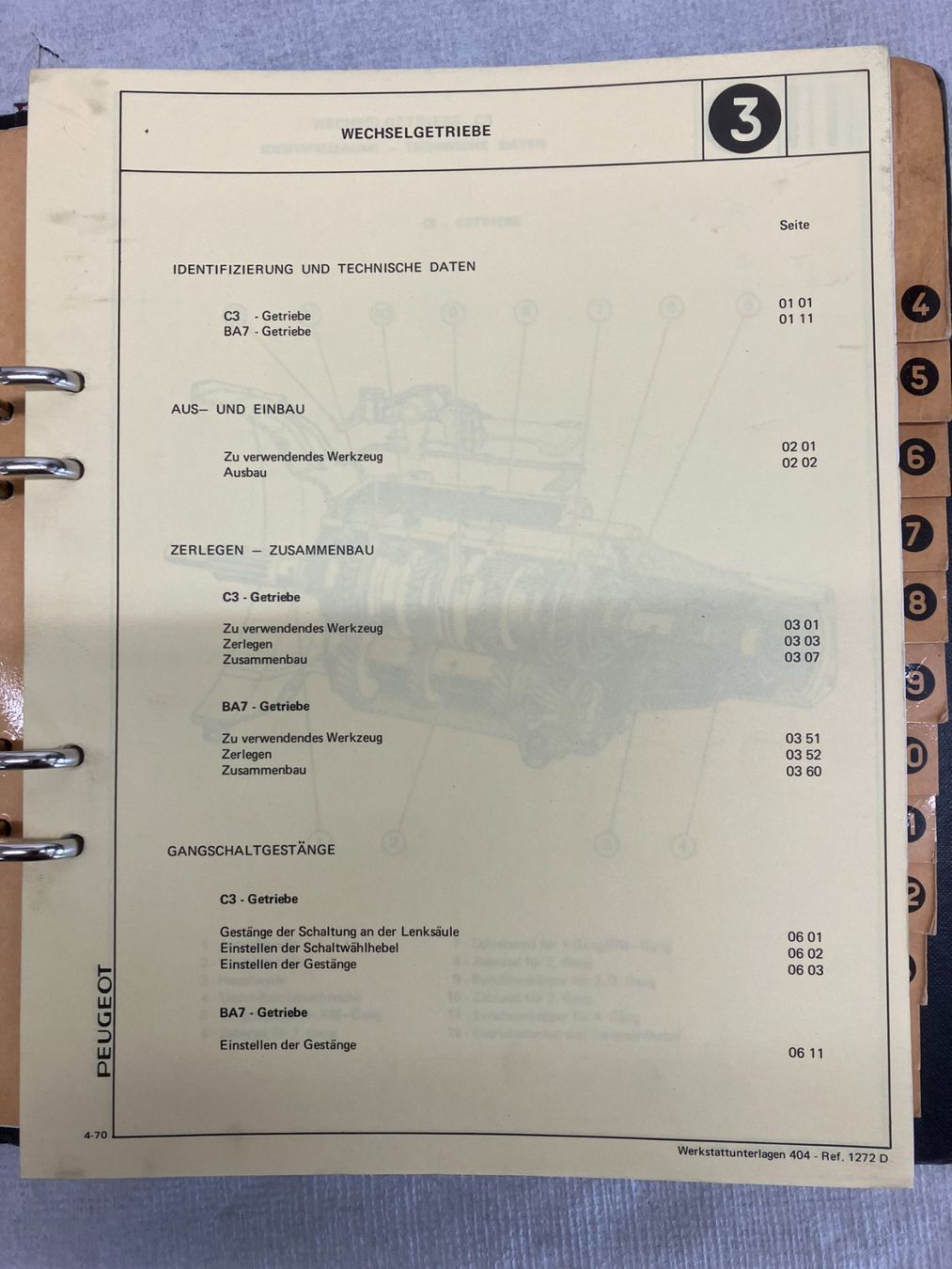 Libri: Werkstatthandbuch Peugeot 404 – Usato da Hämikon venduto da Armin15 5