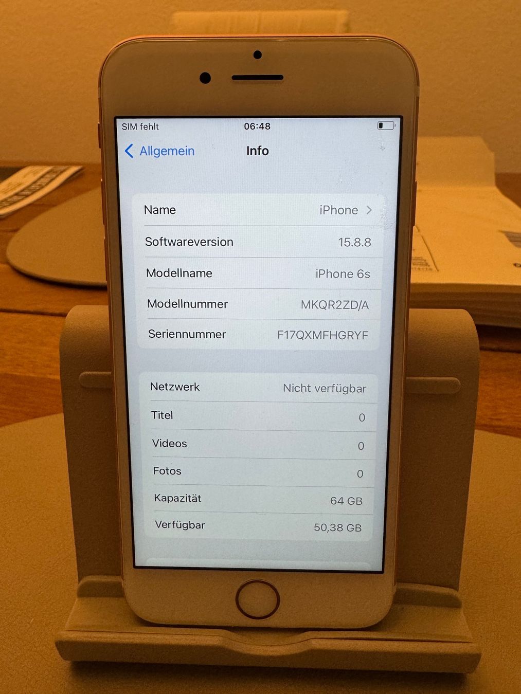 Apple Handys / Smartphones: iPhone 6S 92% Akku Kapazität – Defekt aus Adliswil von Busys 1
