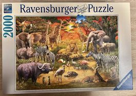 Ravensburger Puzzle 2000 Teil - Afrikanische Tierwelt