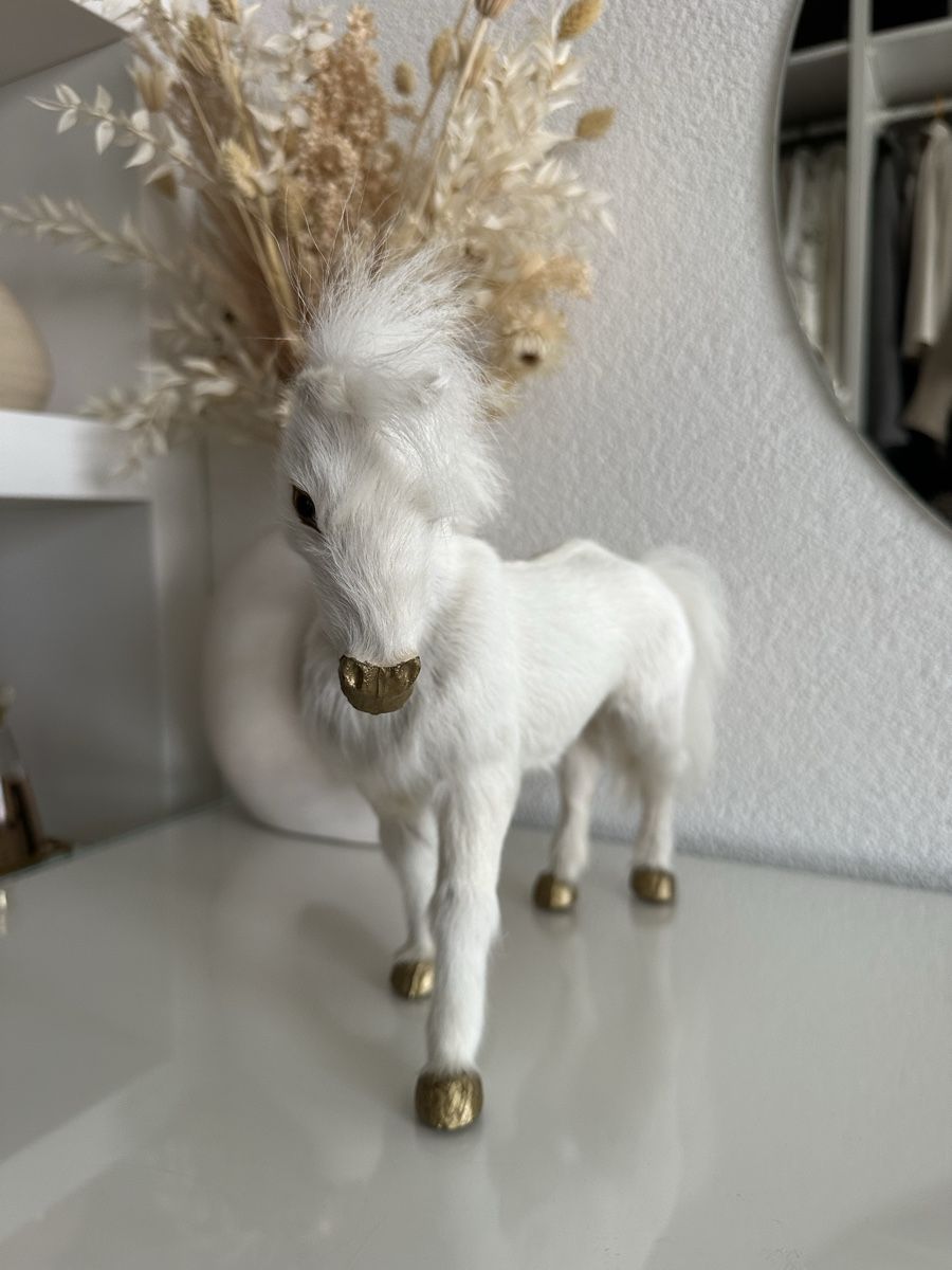 Figuren: cheval blanc décoratif – Neu (gemäss Beschreibung) aus La Tour-de-Trême von nev_5ksf 1