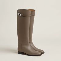 Orig. HERMES Jumping Stiefel Etoupe Gr. 38,5 (1x getr.) 2025
