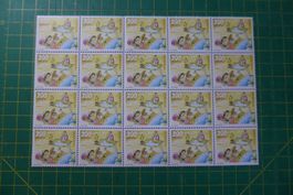 CH Briefmarken - Frankaturbogen à Fr. 2.- = Wert Fr. 40.-