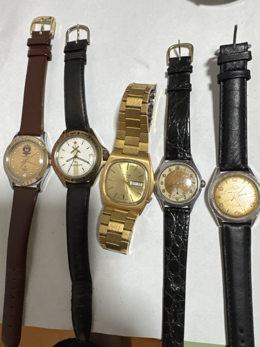 Uhren: Ensemble 5 montres diverses état d'usage – Defekt aus La Chaux-de-Fonds von lida2005