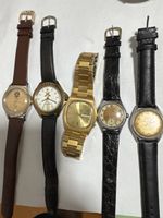Ensemble 5 montres diverses état d'usage