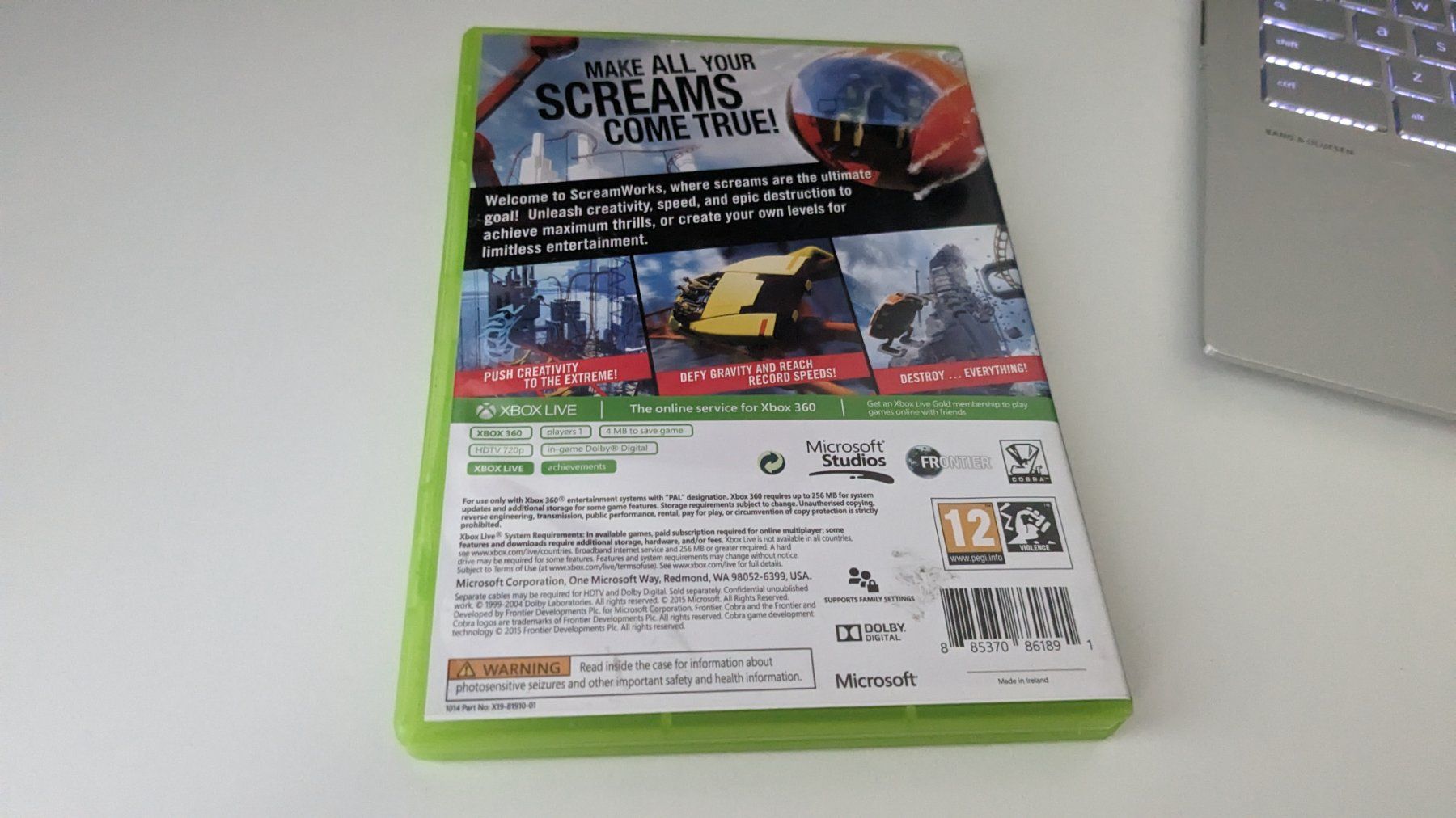 Microsoft Giochi: ScreamRide - Xbox 360 Spiel Microsoft – Usato da Hünenberg See venduto da SpecialEditionGaming 2