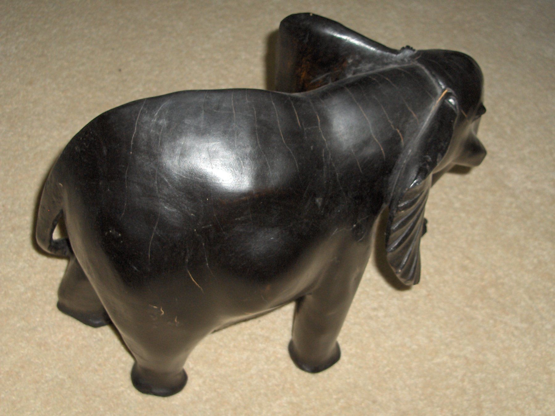 Sculture & Statue: Wunderschöner, grosser Elefant aus Urwaldholz – Usato da Unterägeri venduto da R_66 4