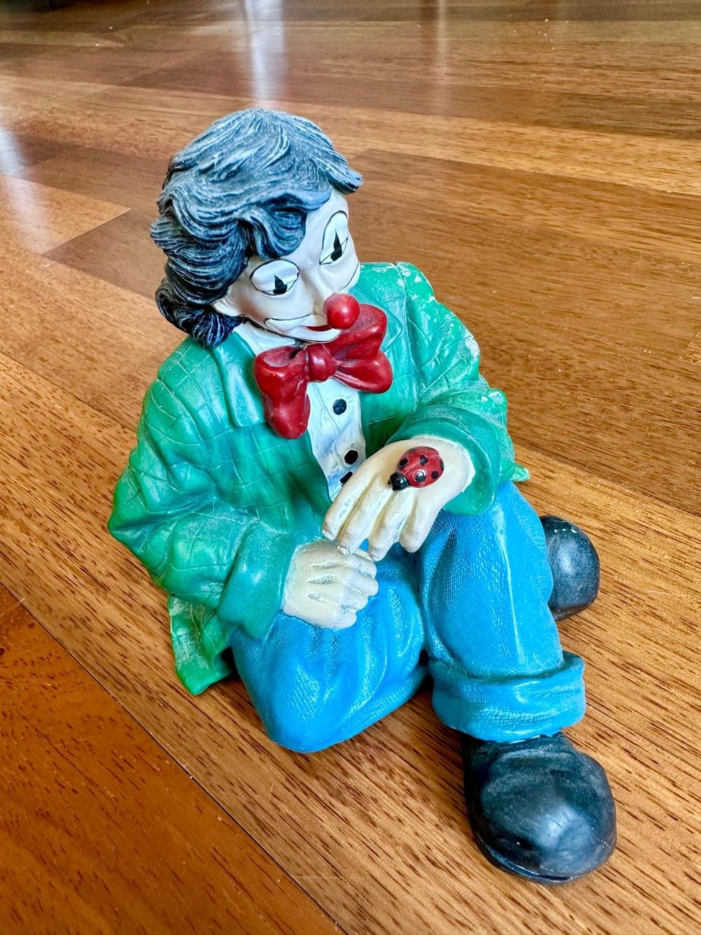 Statuette: Gilde Clown Figur mit Marienkäfer – Usato da Dübendorf venduto da Shineforyou
