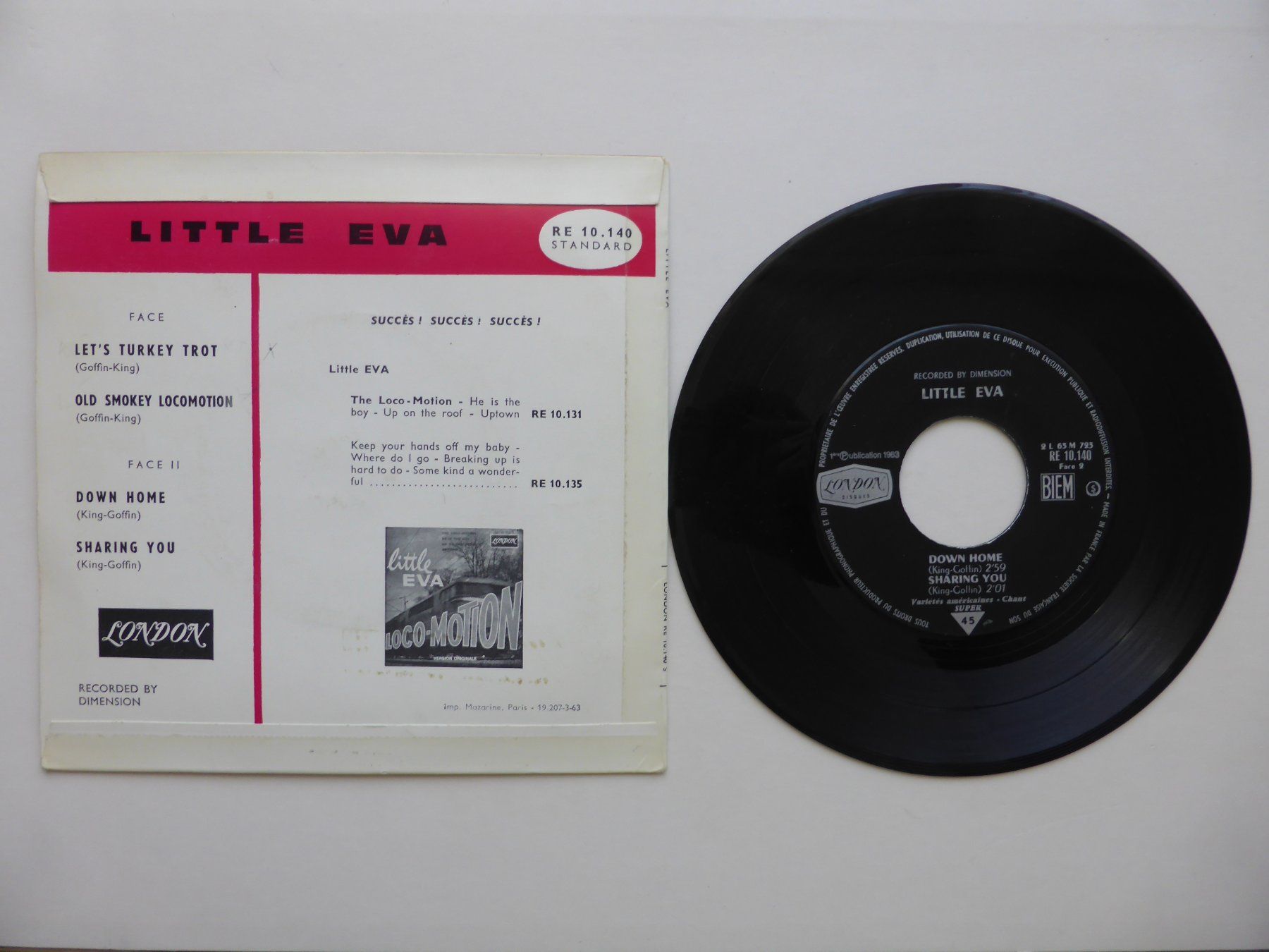 Dischi in vinile: VINYL SINGLE  EP  LITTLE EVA – Usato da Küssnacht am Rigi venduto da Mondkinder 1