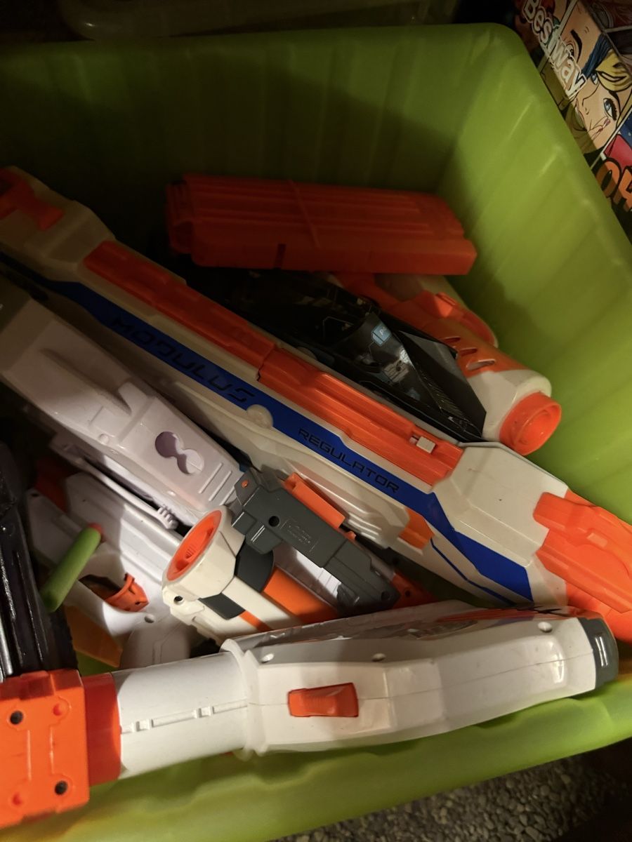 Nerf Giocattoli: Nerf Super Soaker Floodinator and Modulus Blaster Set – Usato da Zollikerberg venduto da Pandasha 1