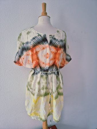 TUNIKA BLUSE TIGER OF SWEDEN M 38 BATIK LOOK , TOP ZU HOSE