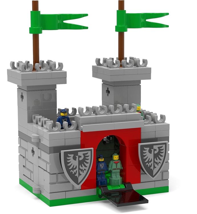Lego Kit di costruzioni: Lego NEU OVP! 5008074 Graue Burg Set (2023) RAR, exklusiv! – Nuovo e nell'imballaggio originale da Basel venduto da SwissBrickBank 4