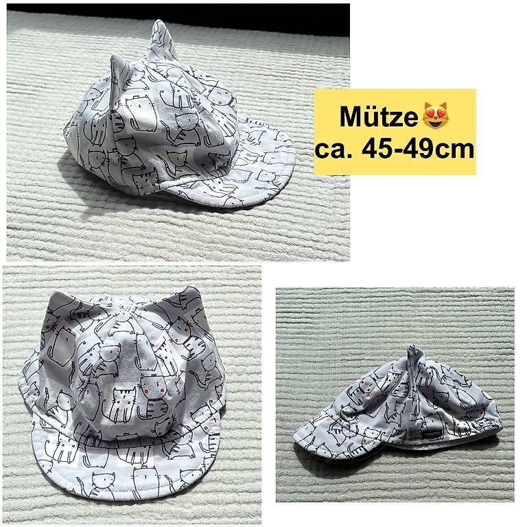 Maximo Altro abbigliamento per bambino: 45-49cm, maximo Cap Cats hellgrau – Usato da Gattikon venduto da AnnettFloh