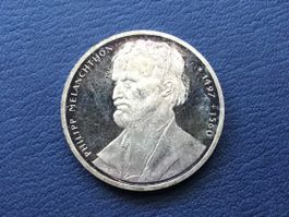 10 DM Silbermünze 1997 Melanchthon