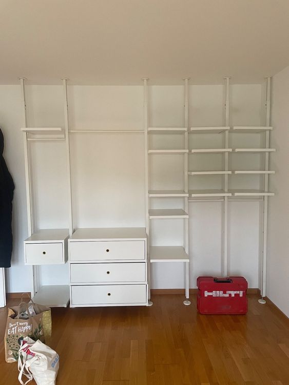 IKEA ELVARLI Kleiderschrank Kleiderregal Schranksystem (Gebraucht) in ...