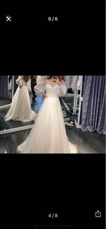 Elegant Wedding Dress - Romantic Style, Size Small👰🏼‍♀️
