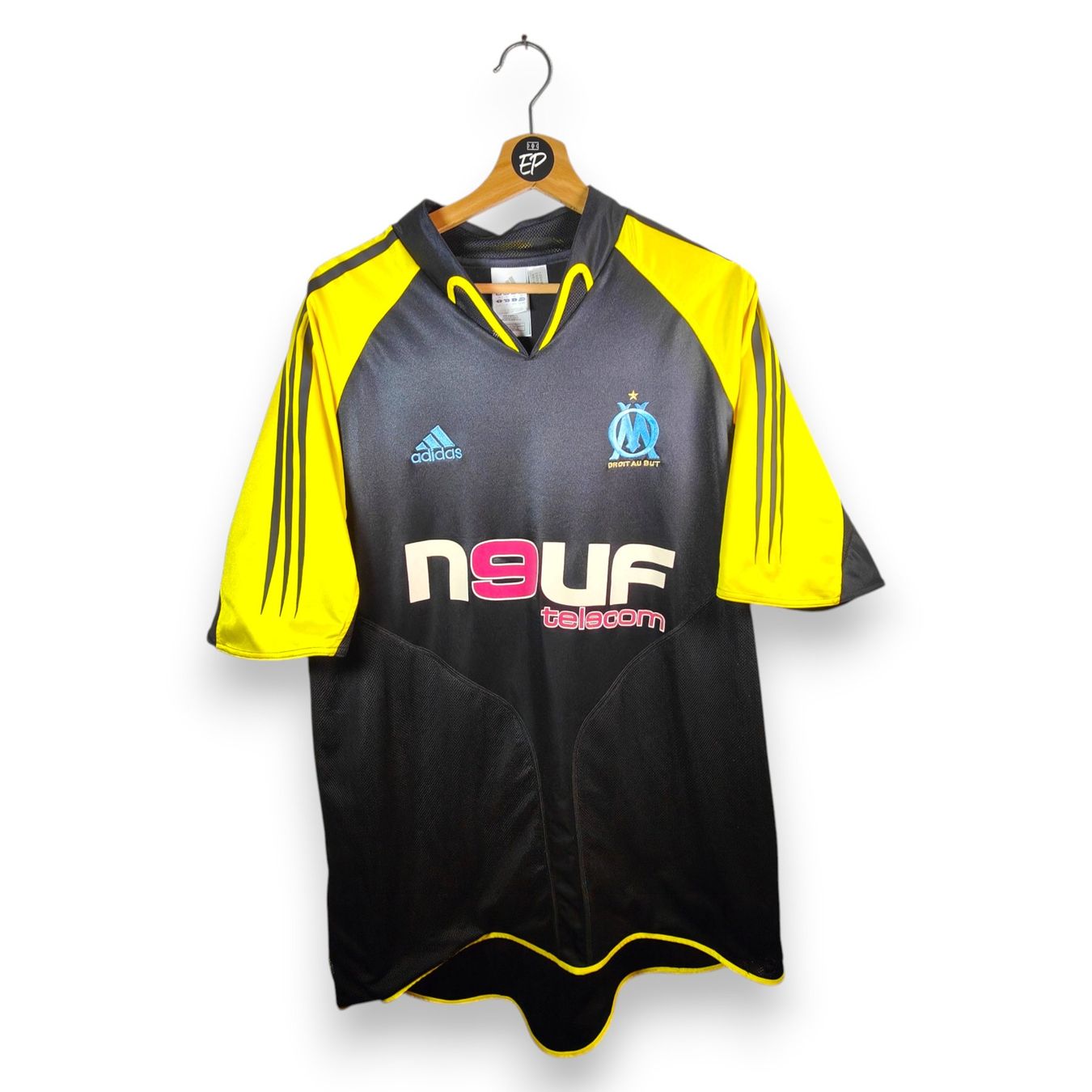 Adidas Canottiere & Pantaloni: Original 2004-05 Olympique Marseille Third Trikot Nasri – Usato da Martigny venduto da eternalpitch 1