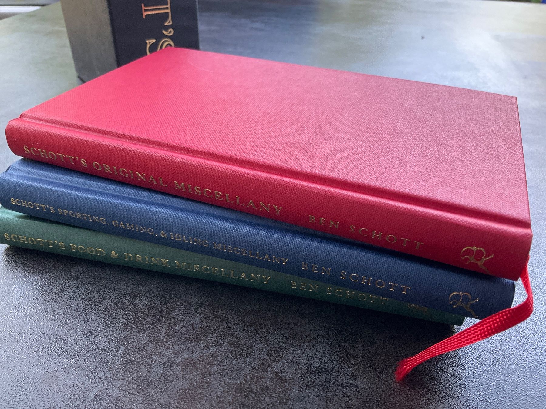 Livres: 3 books Ben Schott Miscellany – D'occasion à Avenches par Lactobacille 2