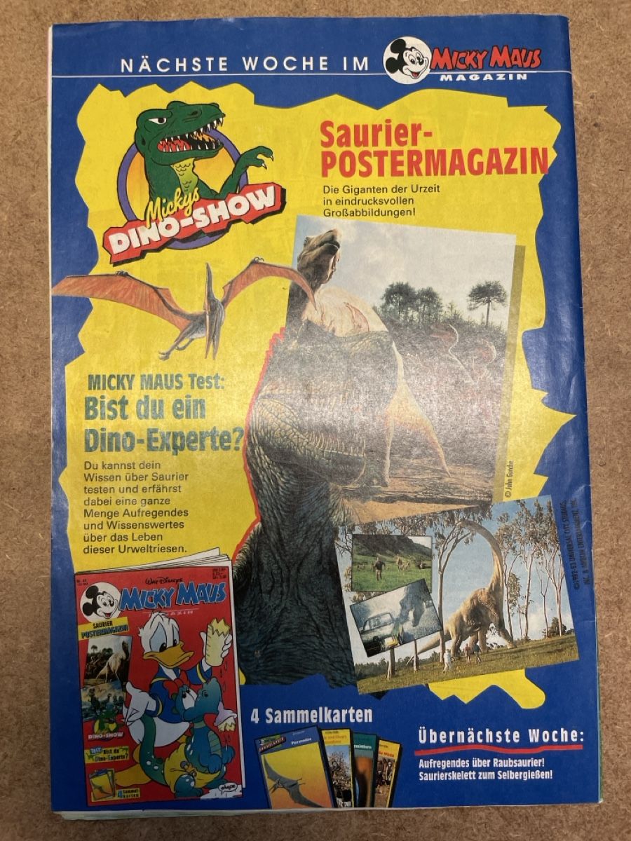 Fumetti: Micky Maus Magazin Nr. 40, 1993  – Usato da Therwil venduto da rubininio 1