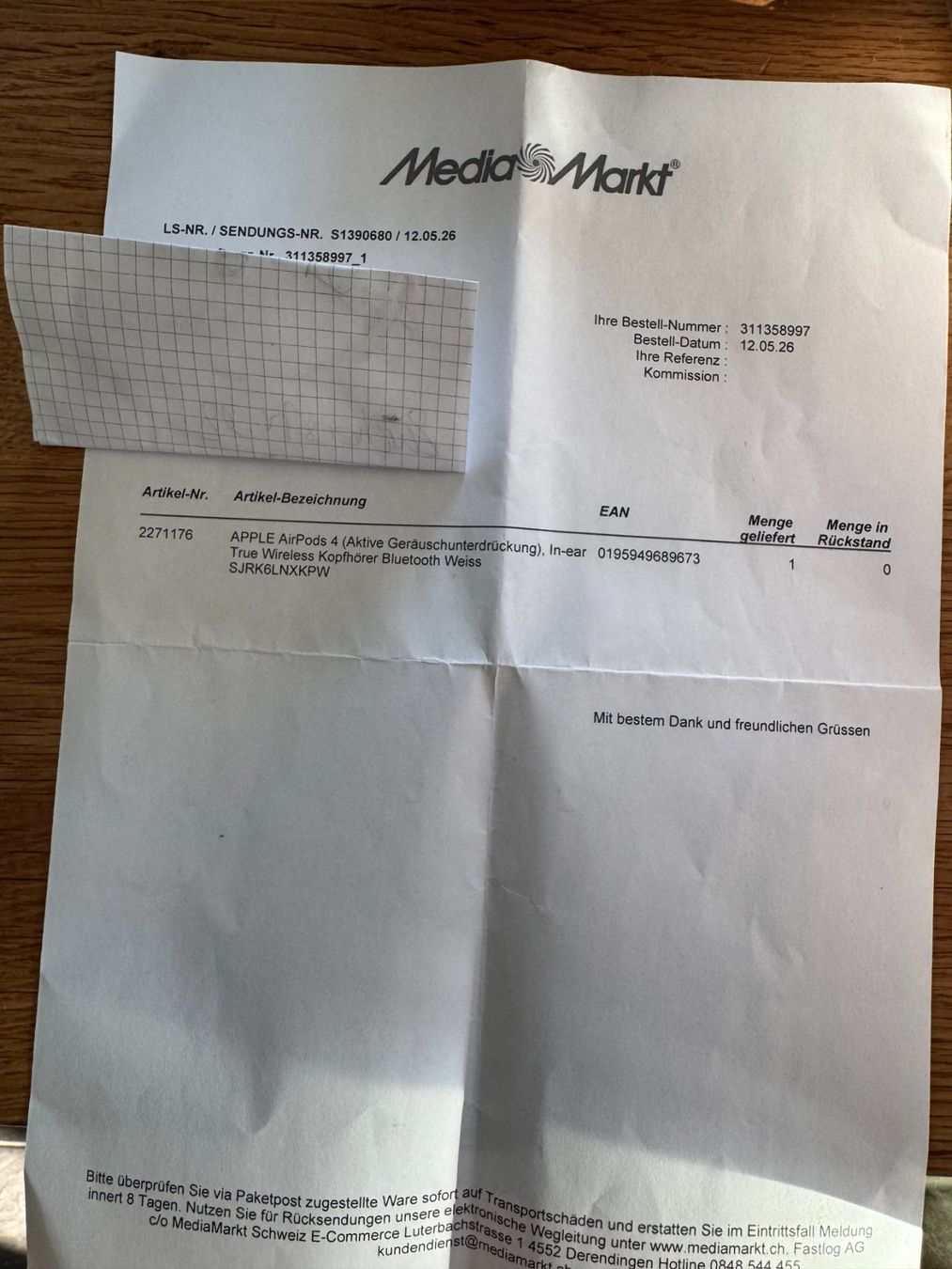 Apple Cuffie: APPLE AirPods 4 – Usato da Wallisellen venduto da MicheleM02 3