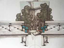 Interesante Litho Signiert und Numeriert