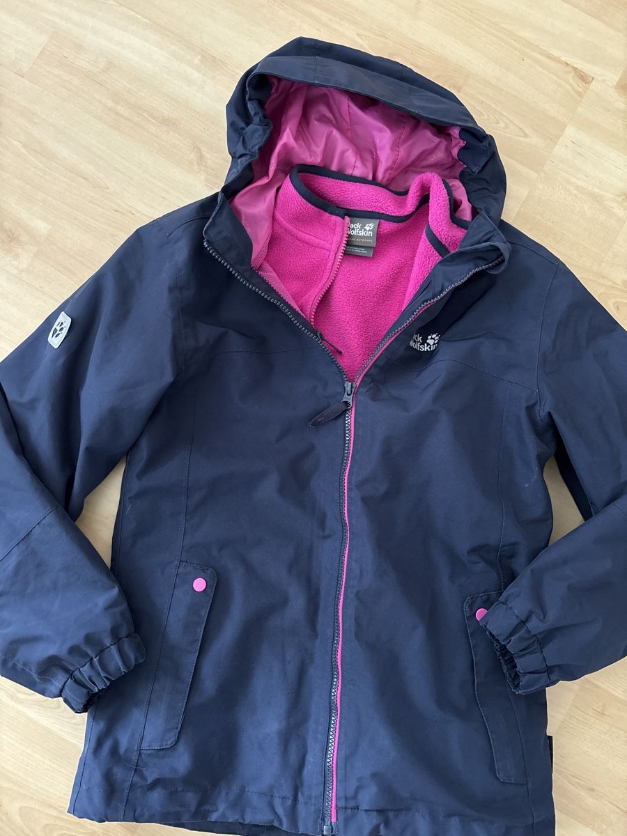 Jack Wolfskin Vestes & Manteaux: Jack Wolfskin Doppeljacke Gr. 152! – D'occasion à langenthal par rundholz7 3