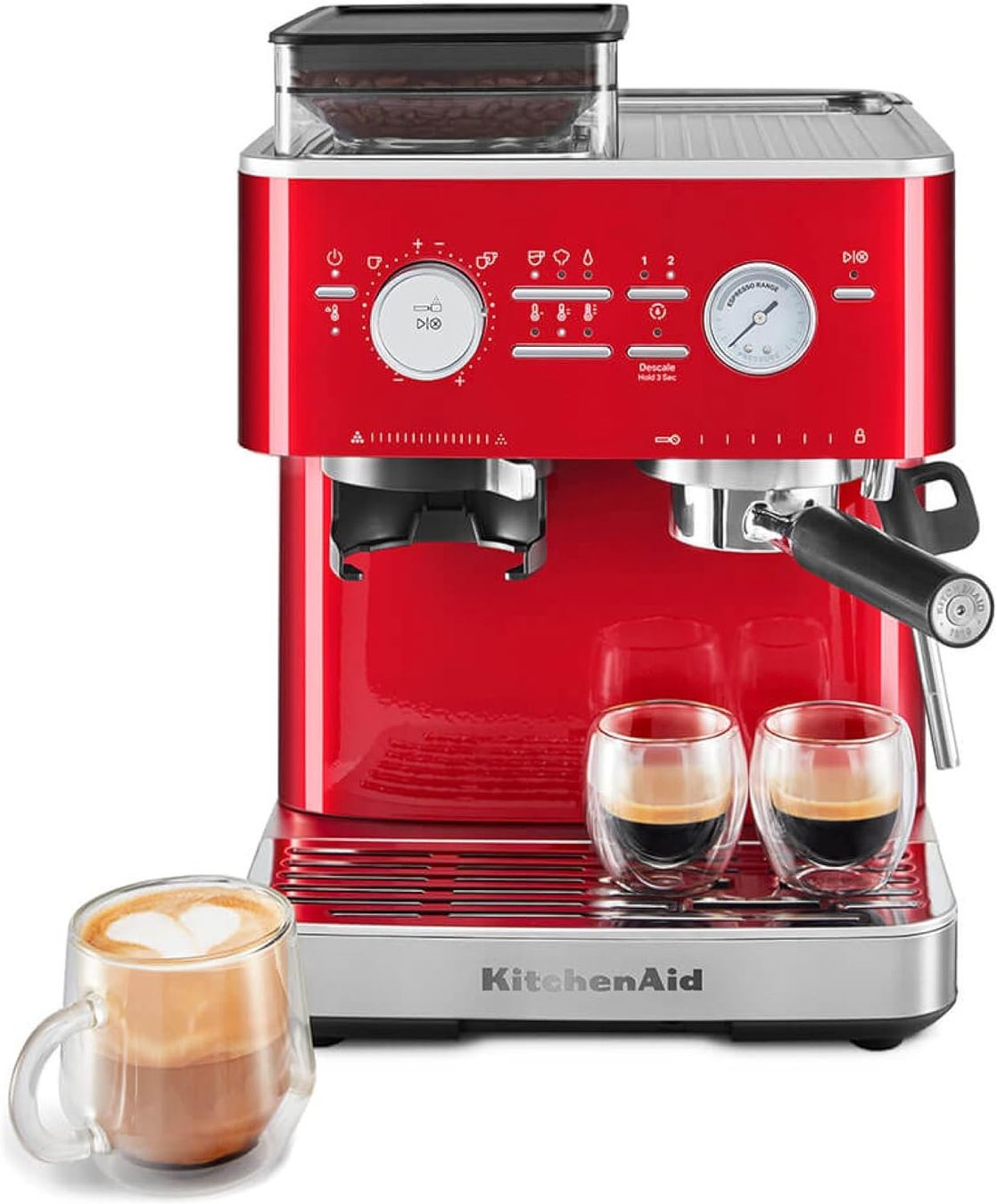 Kitchenaid Macchine per caffè & Macchine per espresso: KitchenAid Halbautomatische Espressomaschine mit Mahlwerk – Nuovo (secondo la descrizione) da Kägiswil venduto da nick333 3