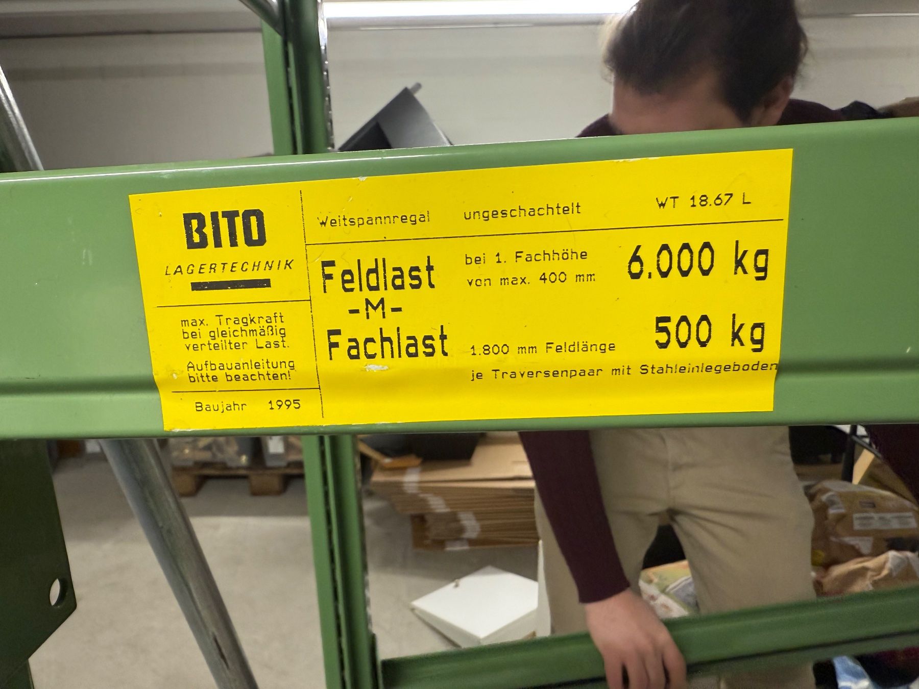 Scaffali: Weitspannregal – Usato da Dübendorf venduto da ani_9j9d 5