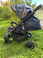 Kinderwagen Joie blau zusammenklappbar gebrauchter Zustand