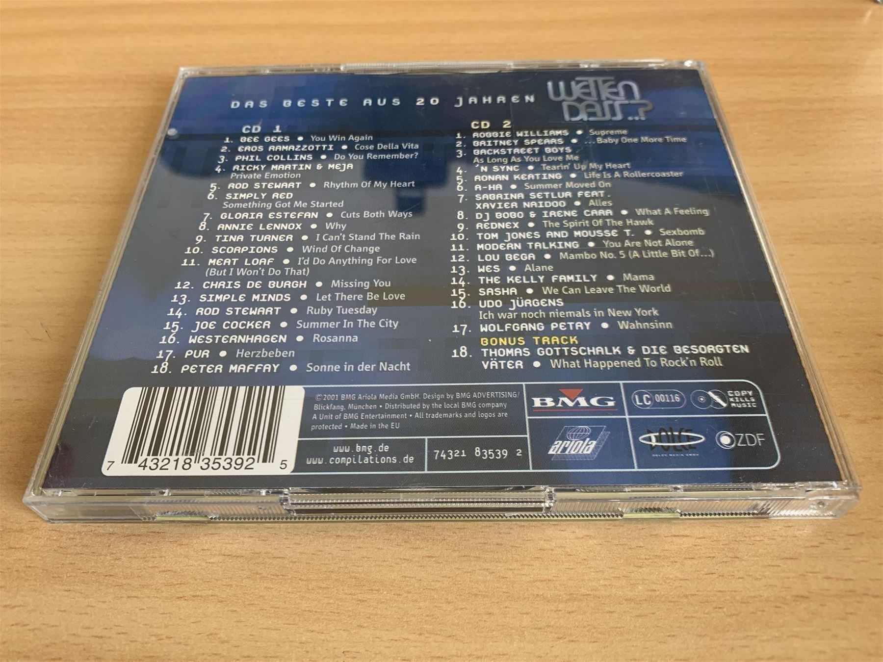CDs: Wetten Dass ..?  - 2 CD – Gebraucht aus Rikon im Tösstal von Alpenmutz 1