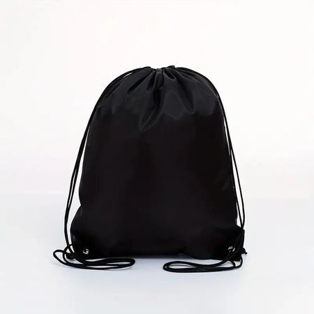 Turnbeutel Sportbeutel Beutel Kordelzug Rucksack Schwarz