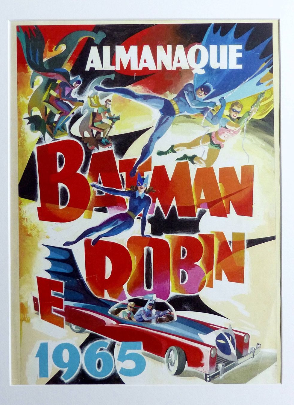 Foto & Immagini: BATMAN E ROBIN ALMANAQUE 1965 BATMOBILE REPRO PRINT POSTER – Usato da Lugano venduto da YouWantUS 3