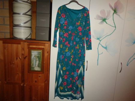 *** buntes Maxikleid *** / Schlitze von Springfield ab 1.00