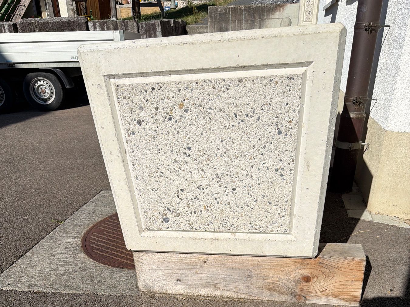 Teiche & Zierbrunnen: Beton Brunnentrog gestockt – Neu (gemäss Beschreibung) aus Bärschwil von mar_d2yg 1