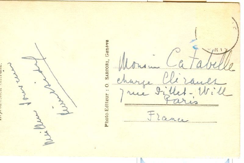 Cartoline postali: St. Cergues + ca. 1940 – Usato da Emmenbrücke venduto da teestube 1