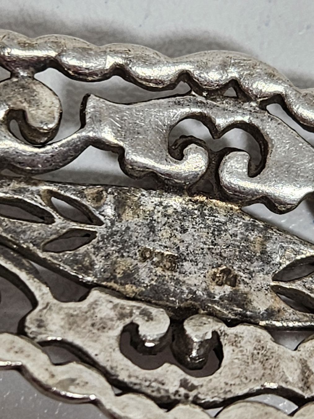 Spille & Fermagli: Brosche Silber 925 Markasit filigran 7.5g  – Usato da Schlieren venduto da Bestleo 4