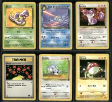 Vintage Pokémon Karten Team-Rocket EN 2000 Lot of 6