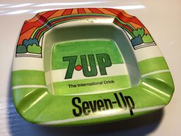 Vintage Aschenbecher "SEVEN•UP“ Ornamin 60/70er Jahre TOP!!