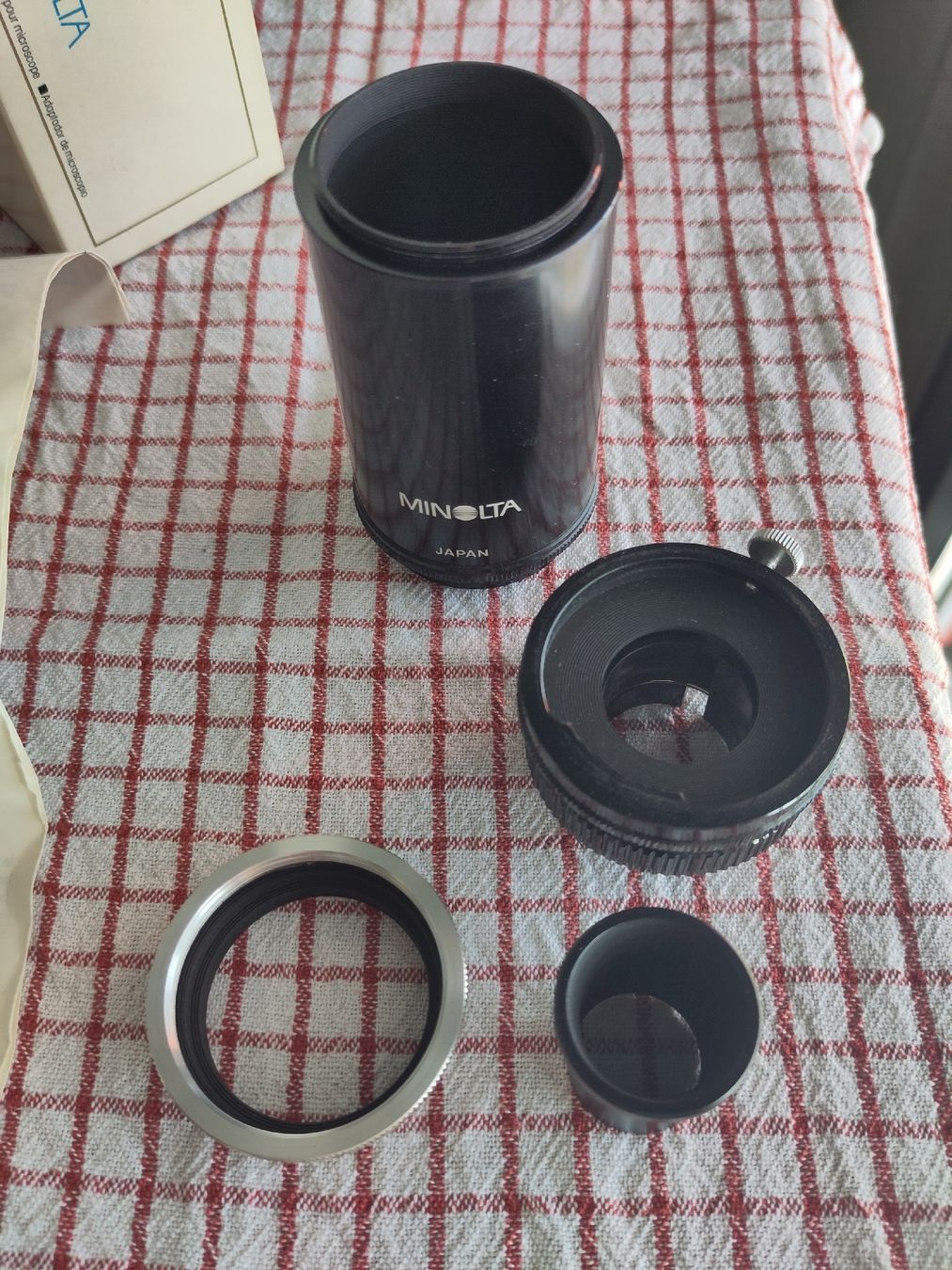 Mikroskopie: Minolta Microscope Adapter II komplett in Originalbox – Neu (gemäss Beschreibung) aus Rafz von nen_92qk 2