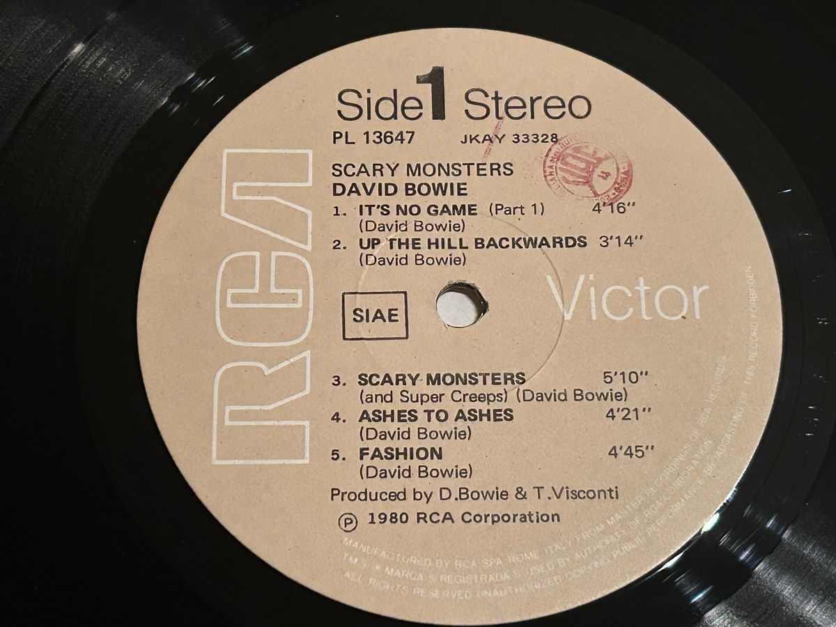 Schallplatten: David Bowie. 1980. Scary Monsters – Gebraucht aus Faulensee von Mizuno06 4