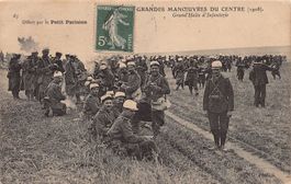 Grandes Manoeuvres du Centre (1908) Grand'Halte d'Infanterie