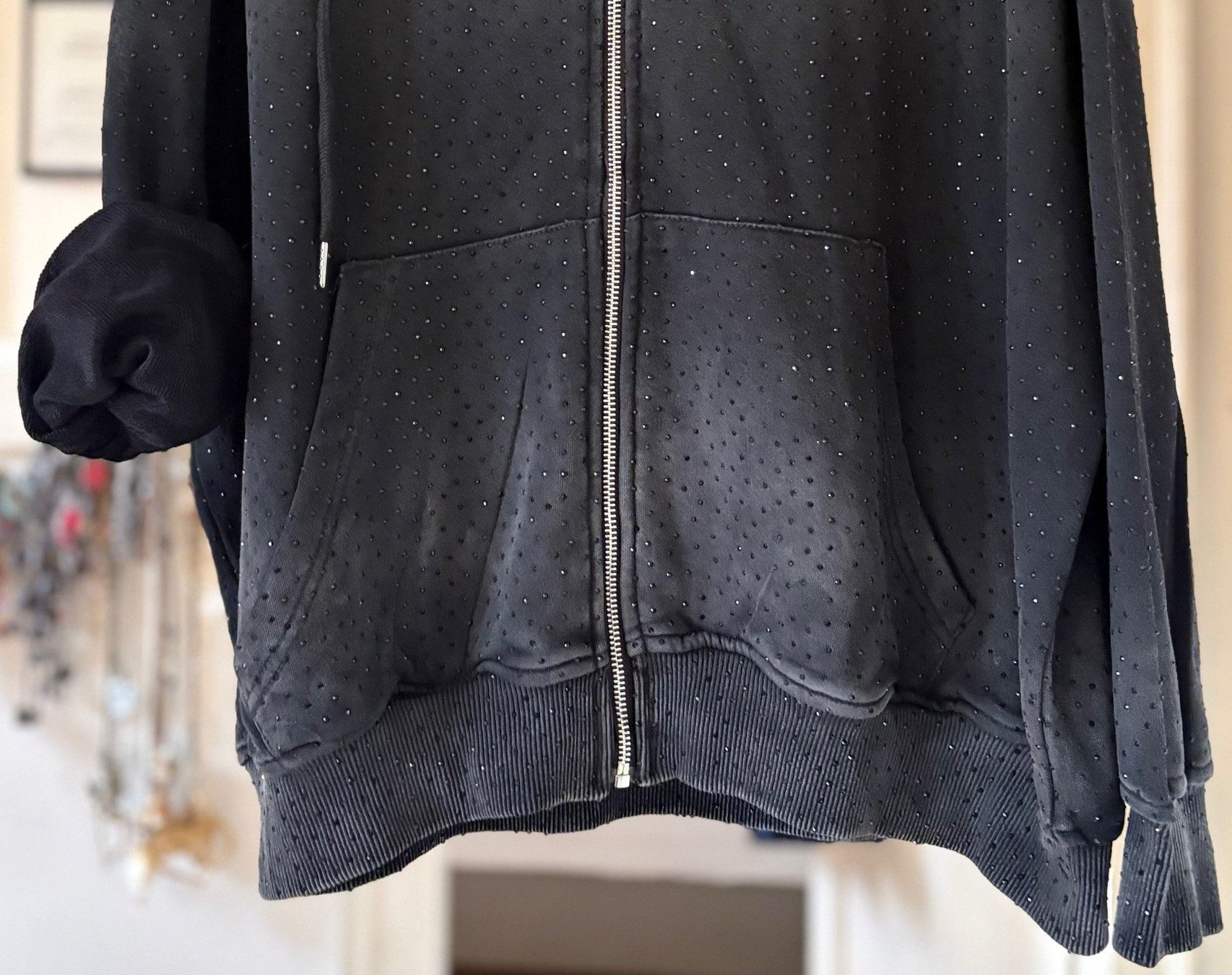 Pullover & Sweatshirts: SWEAT-HOODIE MIXT COTON AVEC MICROSTRASS! M – Neu und originalverpackt aus Locarno von NicoNion 2