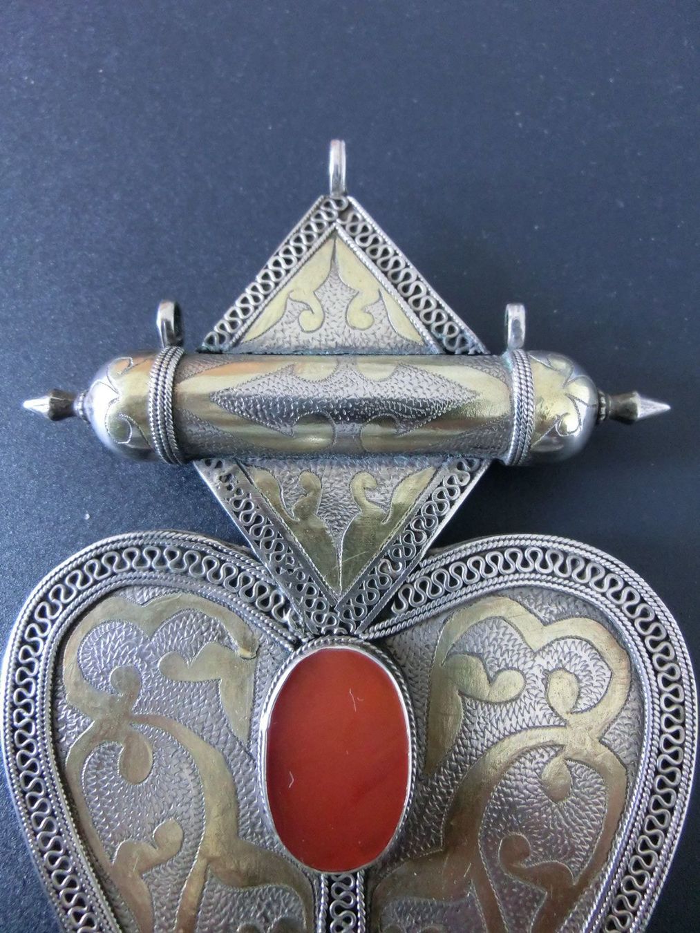 Ciondoli: ANTIKER  BRUSTSCHMUCK  DER  TURKMENEN – Usato da Basel venduto da wyba44 1