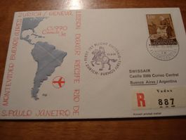 Erstflug 1962 Zch - Buenos Aires, Swissair, Marken FL