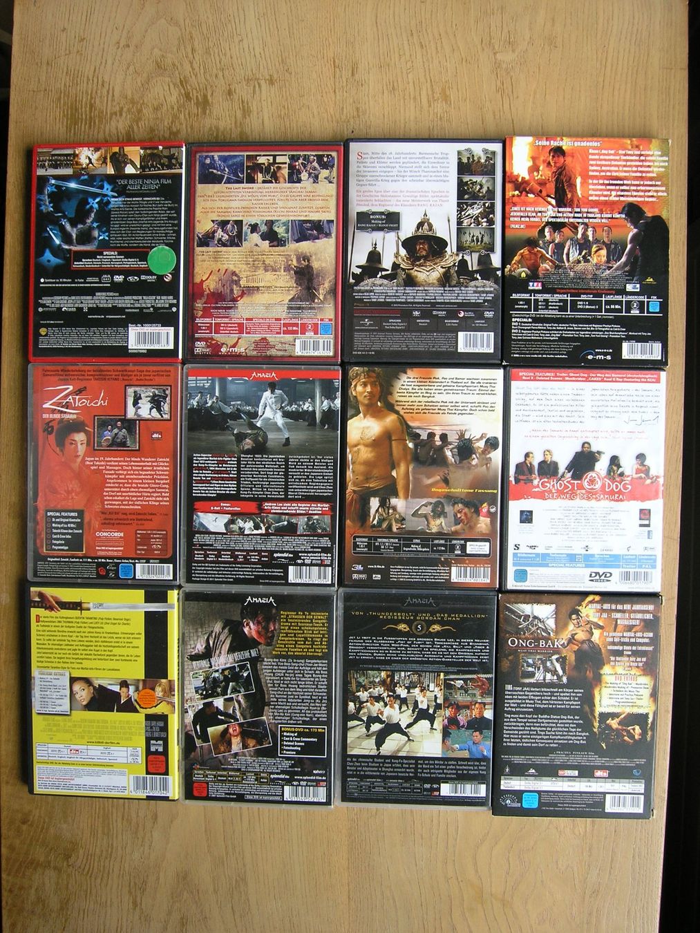 Alle DVDs: DVD SAMMLUNG EASTERN--ACTION-THRILLER FILME – Gebraucht aus Zuzwil SG von vette13 1