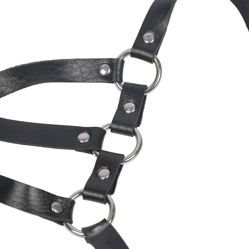 Kostüme: Damen PU‑Leder Harness – Schwarz – Neu und originalverpackt aus Beringen von SGShop 7