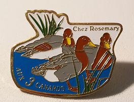 AA708 - Pin Tier Vogel Ente Chez Rosemary Aux 3 Canards